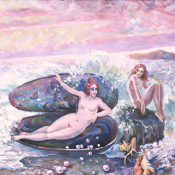 A. 奥兰斯卡娅。粉色珍珠。左侧部分,2000年。