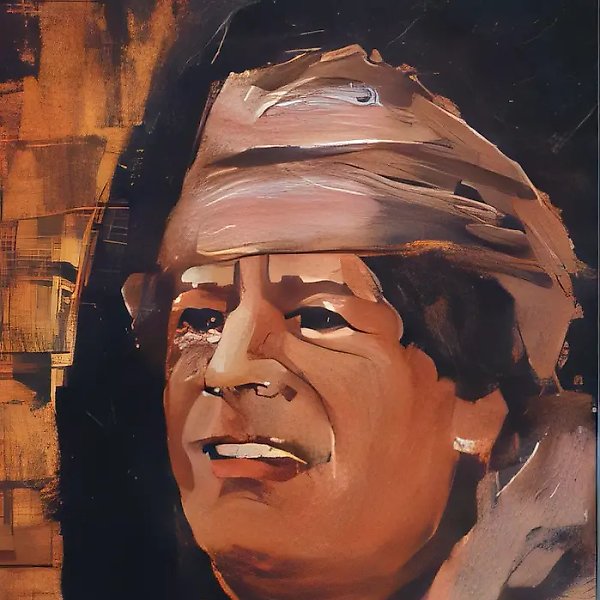 Мужской портрет, 2000, масло на холсте, 60x50. Частная коллекция, Ливия