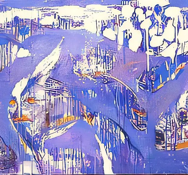 Аквариум, 2000, смешанная техника, 70x160. Собственность автора