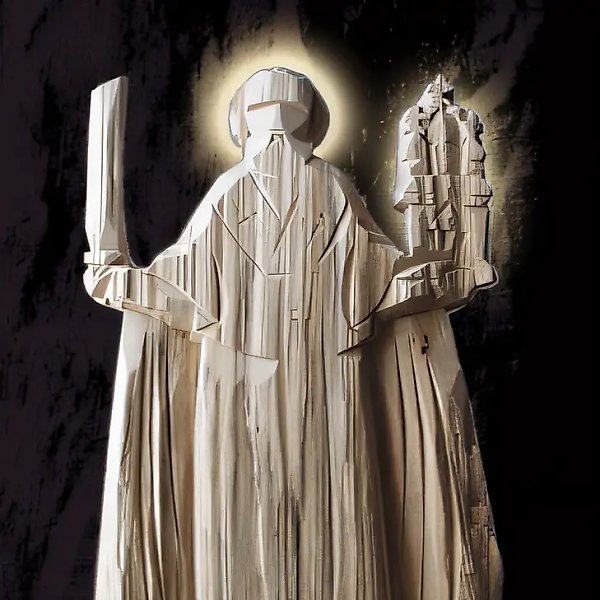 Святой Николай Можайский, 1994, дерево, резьба, 32,5x17,5x5,7