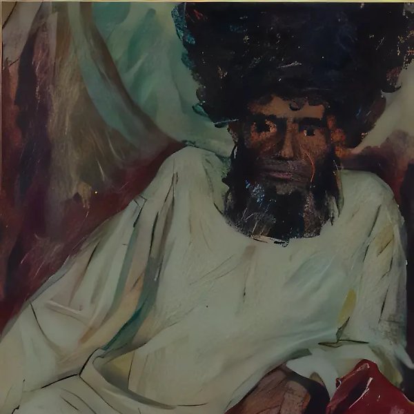 Имангельды с иранской границы, 1974, темпера на картоне, 50x40