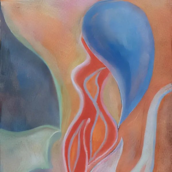Musical composition, 1997, paper, pastel, 70x50