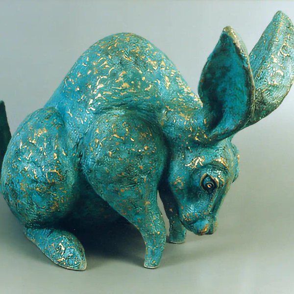 Hare, 1996, bronze, 60x50x40