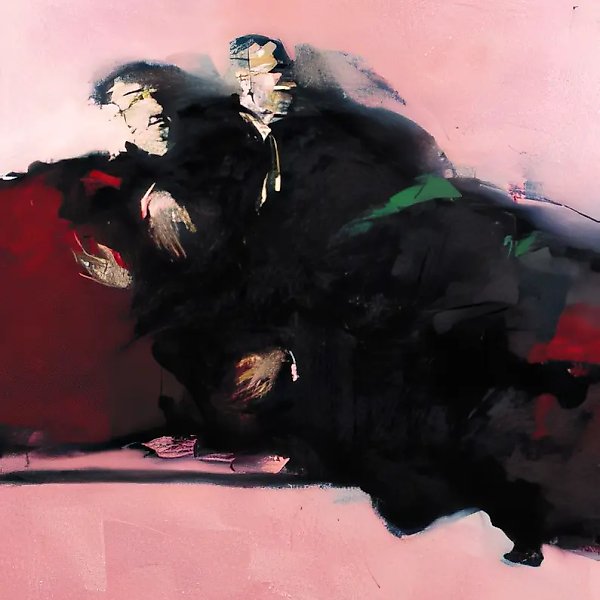 Композиция № 4, 0, холст/масло, 170x150 Из цикла “Мужские игры”