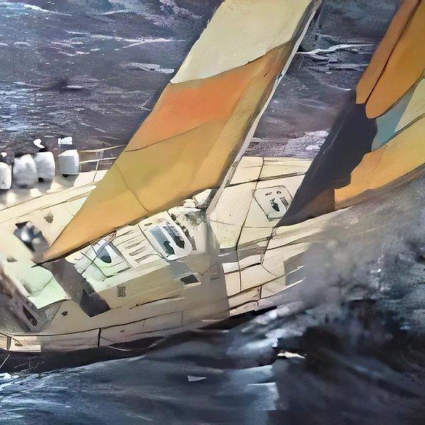 Регата, холст, масло, 39x62. Собственность автора