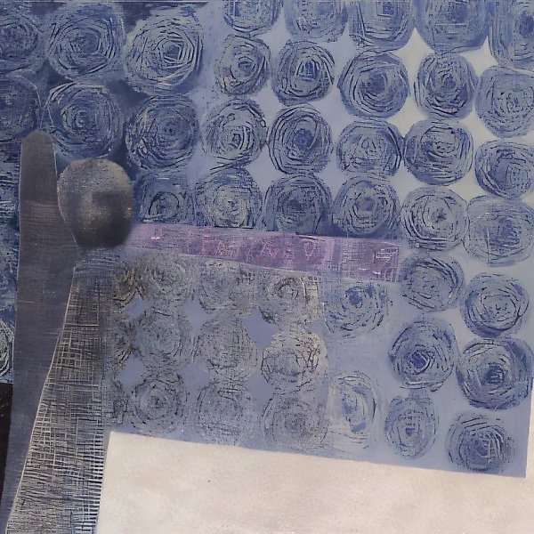 Angel, 1997, canvas, mixed technique, 90x130 cm. In the collection of Gertsev Gallery, Moscow