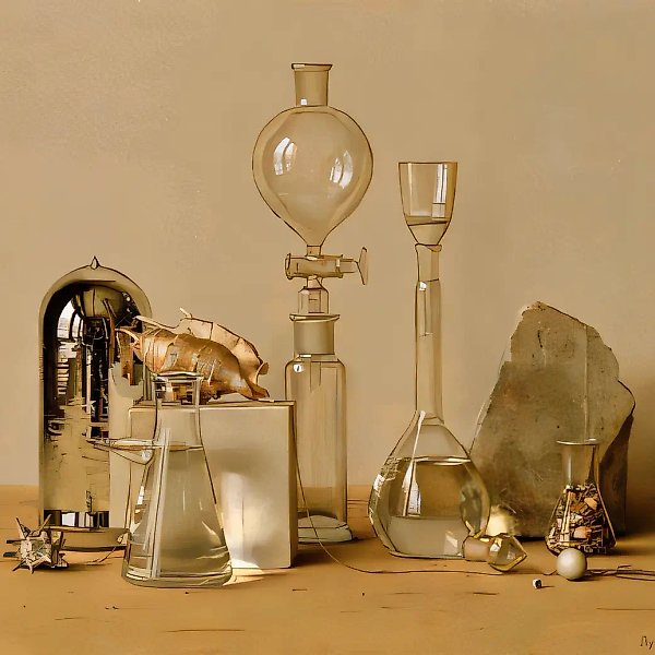 Натюрморт с сосудом Дьюара, 2005, масло на холсте, 80x90