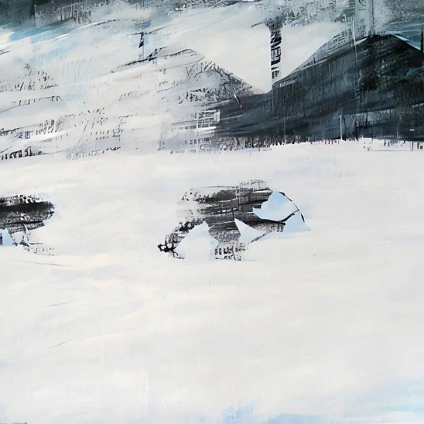 Метель, 2007, масло на холсте, 150x200 дюймов