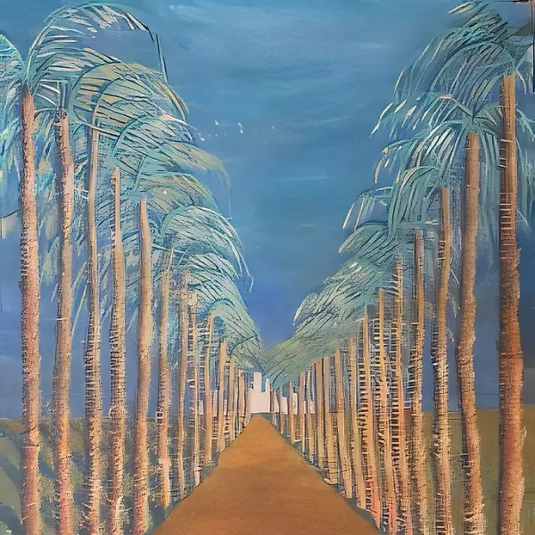 Бульвар Сансет, 2004, масло на холсте, 198x150 дюймов