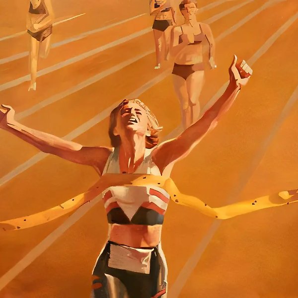 Рекорд, 2007, масло на холсте, 200x300 см. Из проекта «Старое новое»