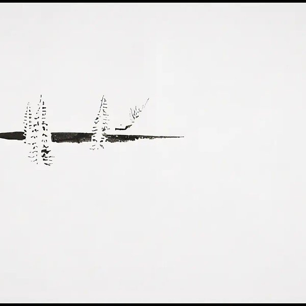 Зимние пейзажи. Диптих, 1999, акрил на холсте, 100x150