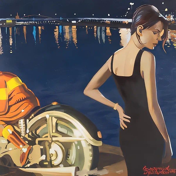 Farewell, 2005, canvas, oil