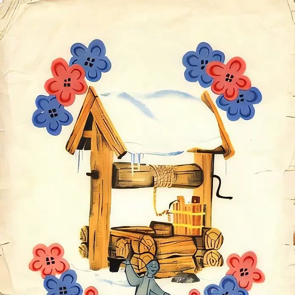 Без названия, коллаж, картон, 29x54 см. В соавторстве с другими художниками Инспекции «Медицинская герменевтика»