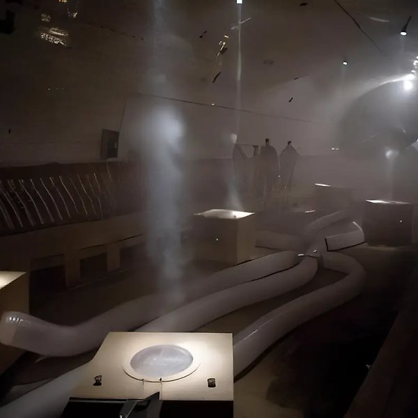 Halo Generator, 2007, mixed technique, 700x800 cm
