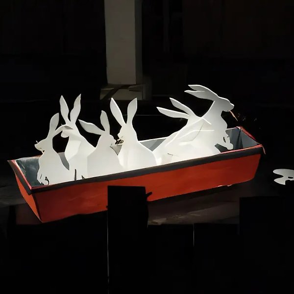 Из проекта «Фрагма, Прагма, Энигма» (А. Филиппов, Ю. Альберт, В. Скерсис), 2009. Архив, фото В. Захарова