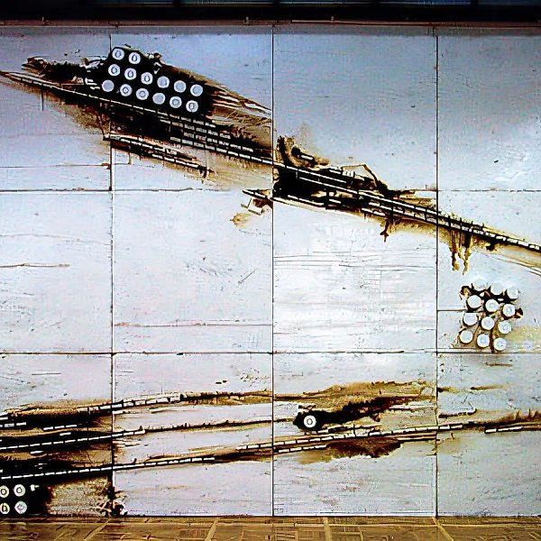 Белый проект, 2005, инсталляция, 300x600