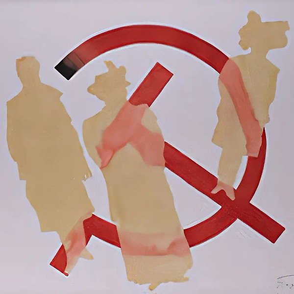 Композиция, 1988, акварель, 50x70