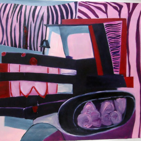 Трактор отдыхает, 2008, масло на холсте, 130x150 см