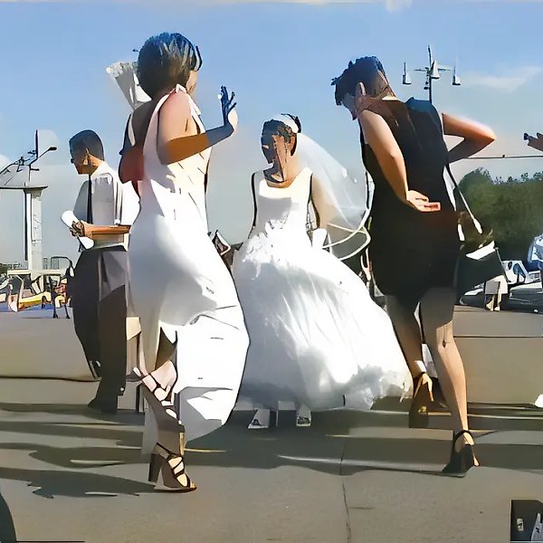 Happy End, 2001, кадр из видео, около 18 мин.
