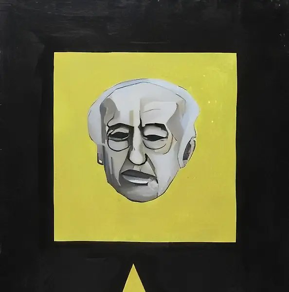共和国之首，1988年，布面油画