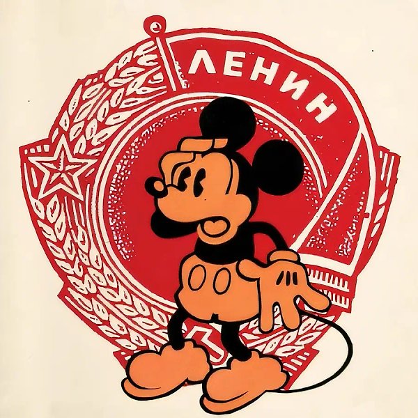 Ленин, 1989, масло на холсте, 101x101 см