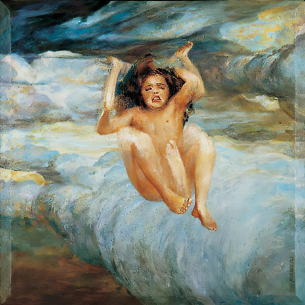 From the series «Whom to Judge? Each Is a Wanderer in This World». Composition «Dream 2», 2001, canvas, oil, 65x65
