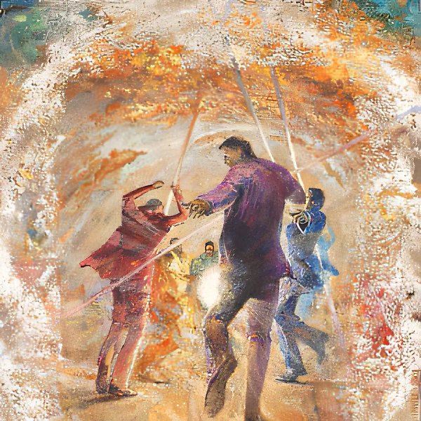 «Warriors of Colour», 2002, canvas, oil, 80x60