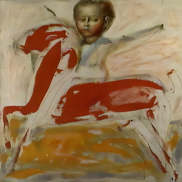 Маленький царь, 1989, холст, масло, 80х90