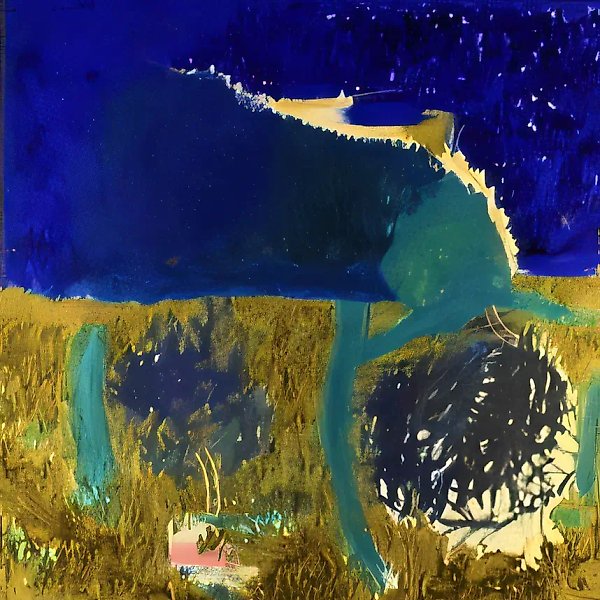Турецкий синий, 1990, холст, масло, 150x150