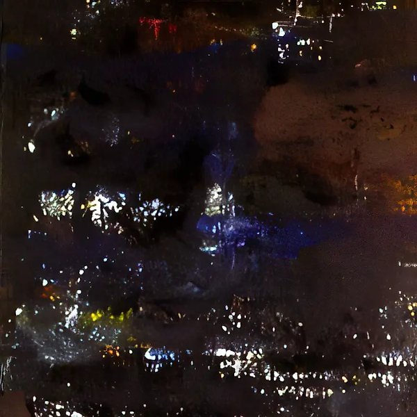 Черная поверхность, 1990, холст, масло, темпера, 160х130
