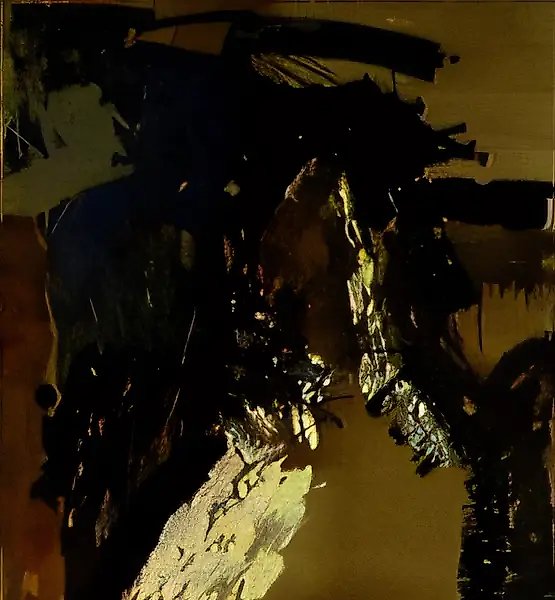 Большая композиция, 1990, холст, масло, смешанная техника, 189х120