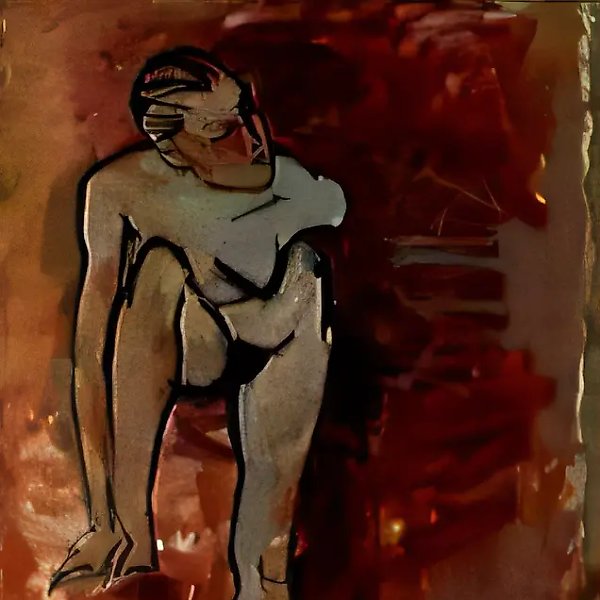 Этюд, 1990, холст, масло, 150х120