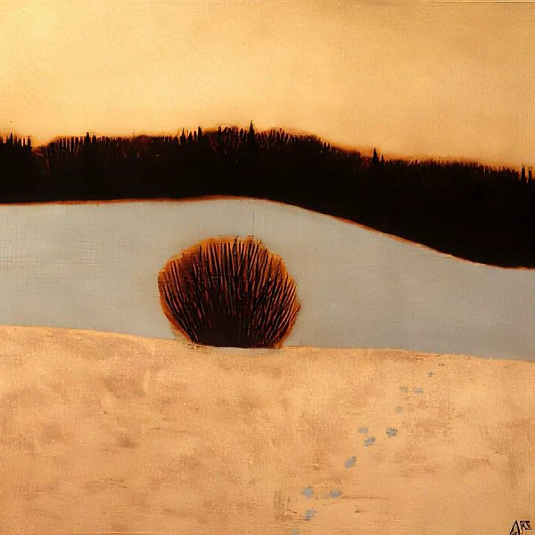 Начало великого поста, 1993, холст, масло, 100х100 Собственность автора