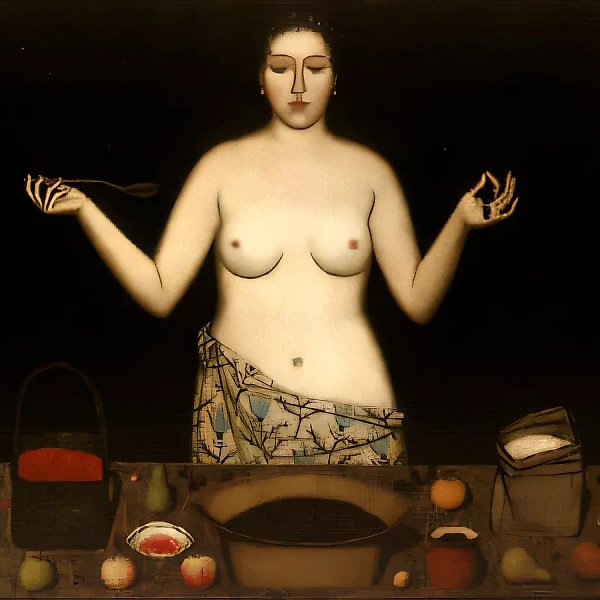 Флора, 1993, холст, масло, 130х160 Собственность автора