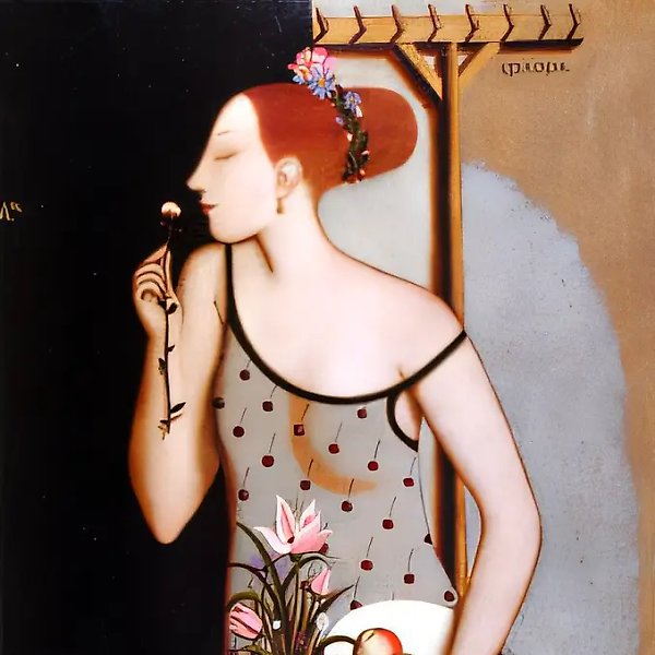 Флора, 1996, холст, масло, 130х100 собственность автора