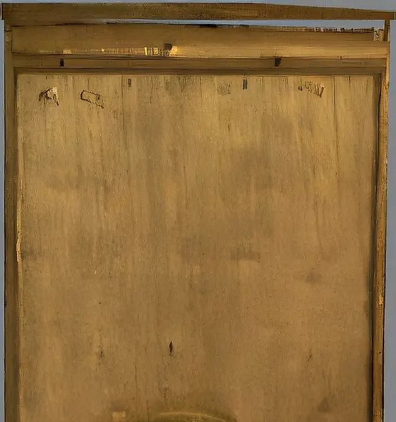 Охотское море, 1988, предметно-структурный рельеф, 114,5х103,5