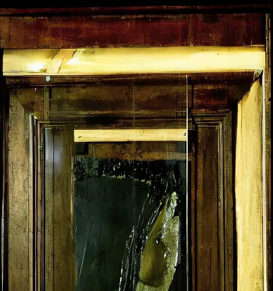 Десятая осень, 1984, живопись, дерево, рельеф, 75,5х59,5