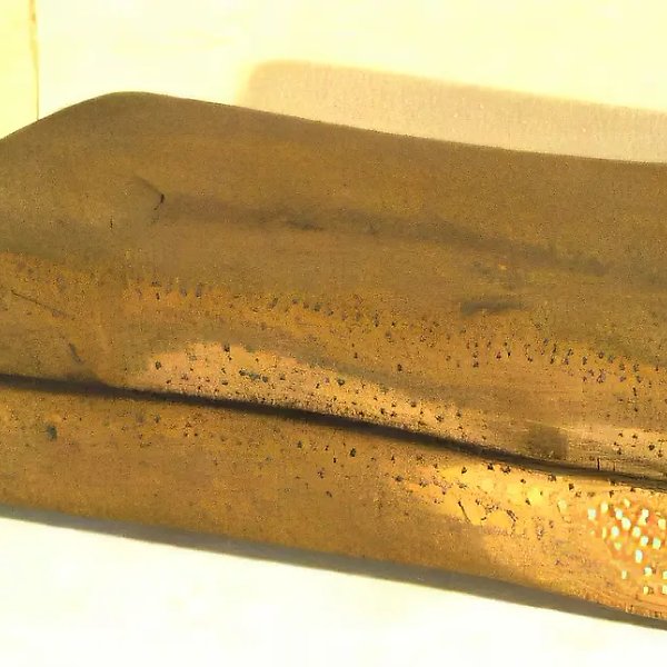 Инкрустация, 1990, дерево, медь, 50х32х16