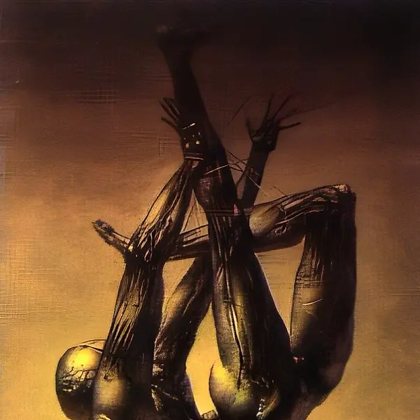 A flight, 1981, canvas, oil, 150x100