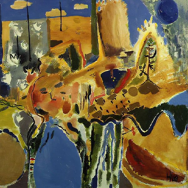 Ребёнок и весна, 1989, холст, масло