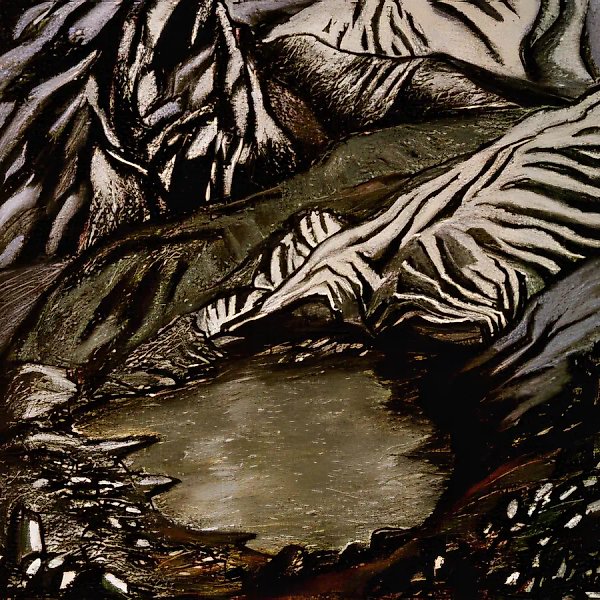 Glacial Lake, 1991, sauce, pastel, 60x60. $200