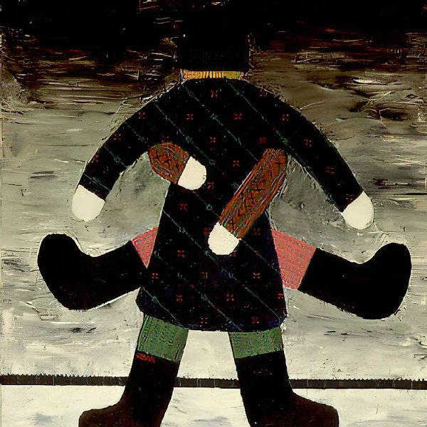 "Степь, да степь кругом...", 1989, холст, масло, 100х92, $1.500