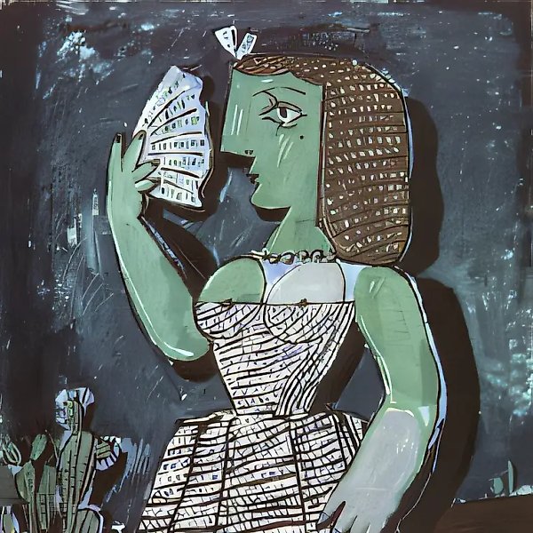 Испанка, 1991, холст, акрил, 118х100
