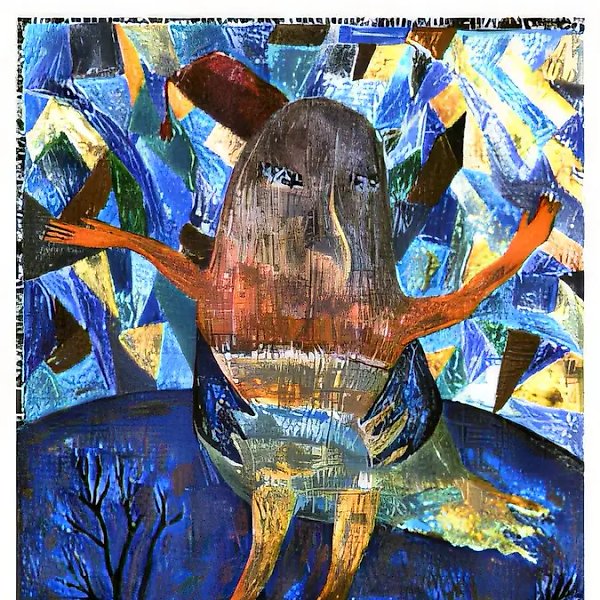 Образы античности. Лист 4, 1992, бумага, монотипия, 60x40. Собственность галереи «GALERIA NYSTROM», Финляндия, $1000