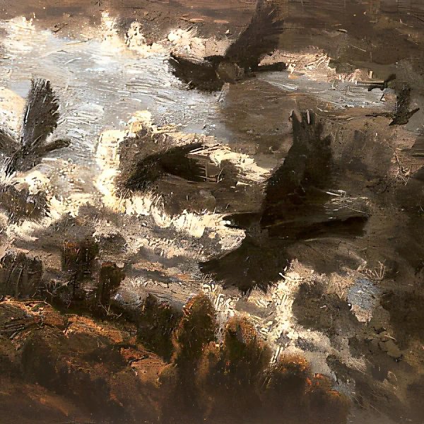 Осень 1989, 1990, холст, масло, 90x100. Собственность Министерства культуры России
