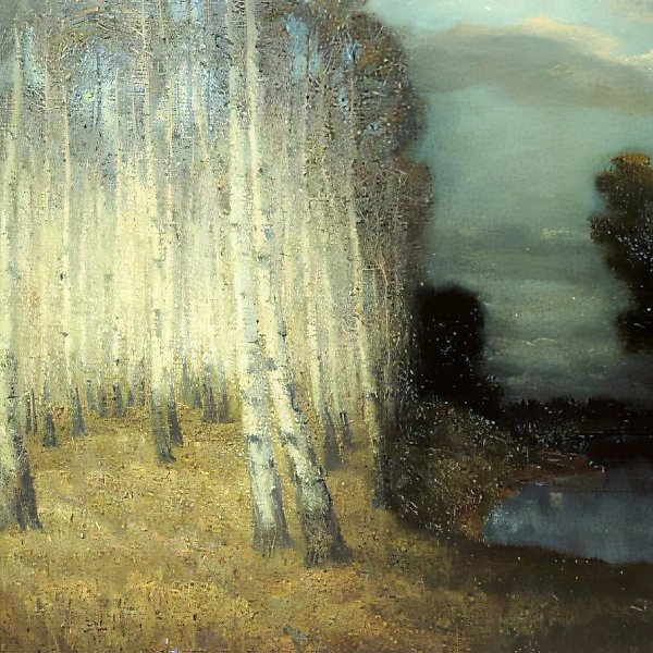 Мир растений и облаков, 1986, холст, масло, 130x150. Собственность Союза художников России