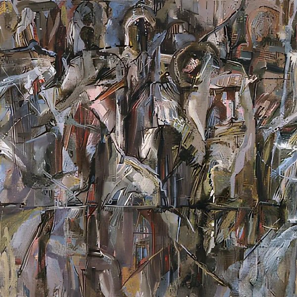 Композиция 27-86, 1986, бумага, темпера, 59x84. Собственность Третьяковской галереи, Москва