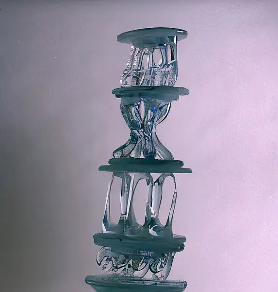 不信之塔,1992年,玻璃,吹制工艺,高度90,作者自藏
