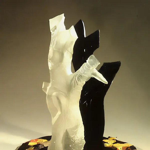 Увядание, 1991, моллирование, 70х58х50 Собственность автора