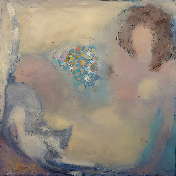 Утро, 1991, холст, масло, 90х90